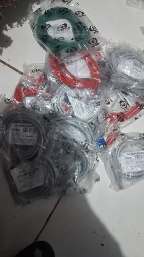 Lote 15 Cabos De Rede Furukawa Cat6 E Cat5e
