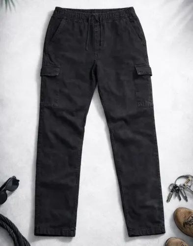 Calça cargo preta masculina 