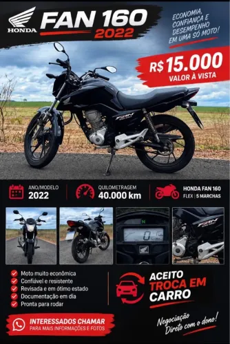 Honda fan 160 cg