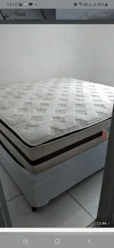 Vendo cama box casal King sise