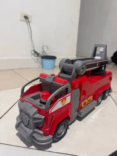 Mega caminhão bombeiro patrulha canina Marshall 