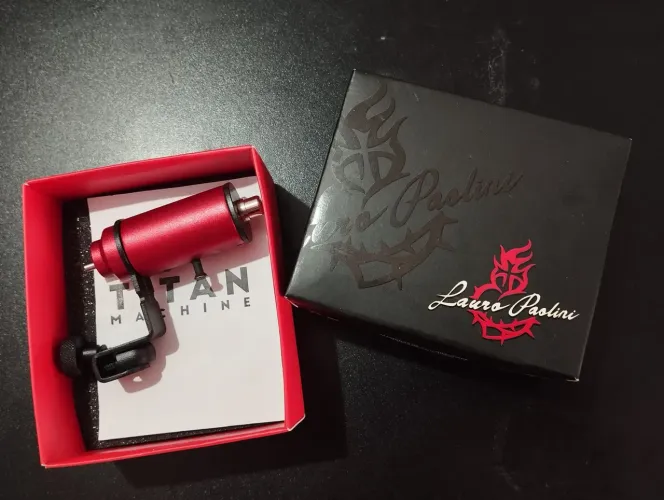 Máquina de tatuagem Titan + 2 Fontes + Brinde