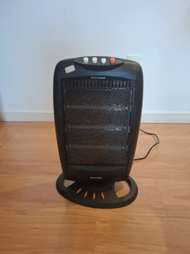 Aquecedor halógeno Ventisol AH-02, 220V, 1200W, com 3 níveis de potência