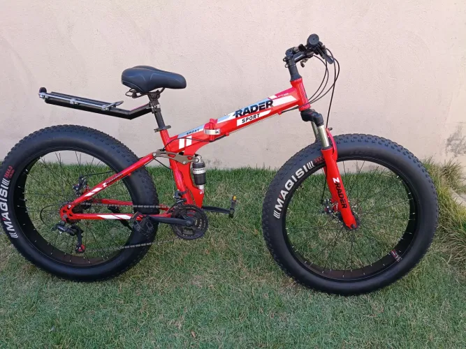 Bicicleta FAT BIKE Roda larga dobrável