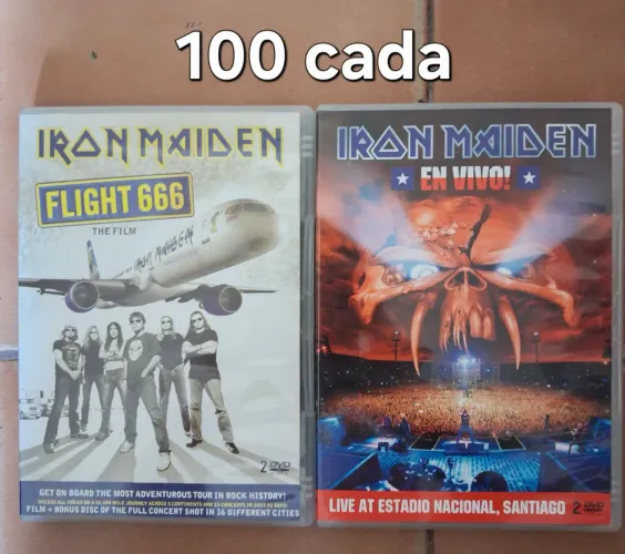 Iron maiden flight 666 e en vivo DVDs ao vivo 
