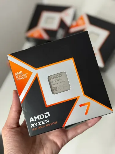 Ryzen 7 9800x3d novo lacrado Am5 AMD