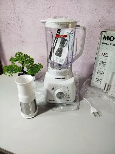 Liquidificador Mondial Super Power Branco (a Pronta Entrega)