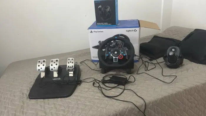 Volante Logitech G29 + Câmbio e Pedais | Pouquíssimo Uso