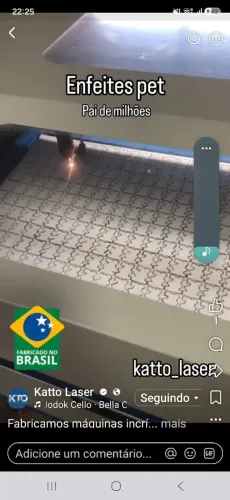 Máquina laser