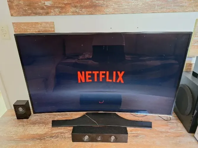 Tv Samsung 3D H6800 tela curva smart