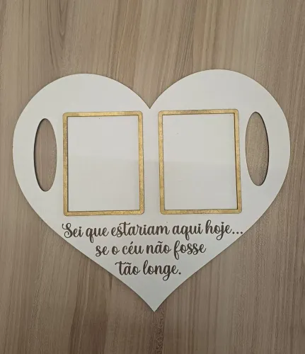 Placa Decorativa de Casamento - "Homenagem". Em excelente estado de conservação