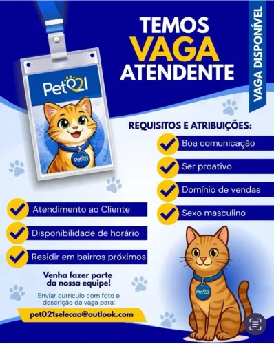 Balconista Petshop