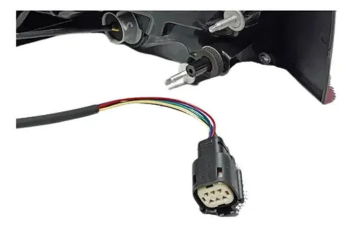 Lanterna Onix Plus 2020 2021 2022 2023 2024 2025 C/led L.e Esquerdo/motorista Vermelho