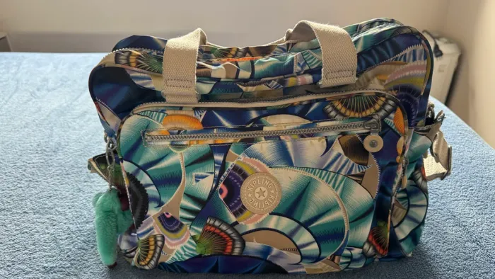 Bolsa Maternidade Kipling Alanna - Completa + Trocador + Macaco Original