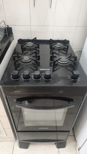 Fogão Suggar Neo Max 4 Bocas - Preto - Ótimo Estado