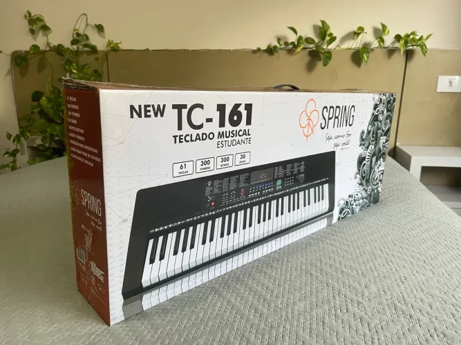 Teclado Musical Estudante - Spring TC-161