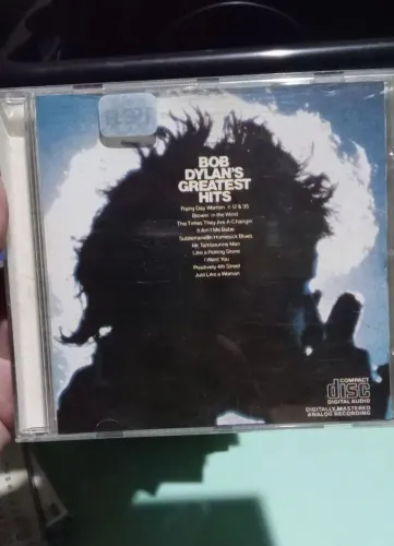 CD original do cantor Bob Dylan greatest hits