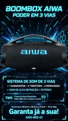 ? OPORTUNIDADE! AIWA BOOMBOX PLUS À VENDA!