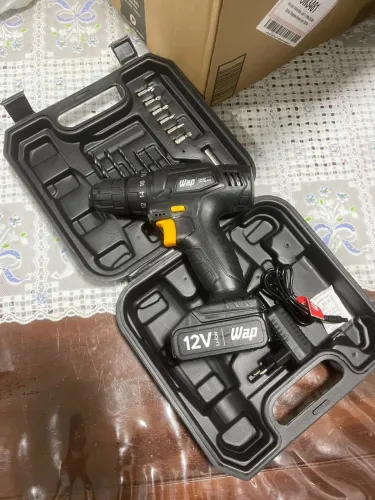 Parafusadeira e Furadeira WAP BPF 12K3 BLACK 12V