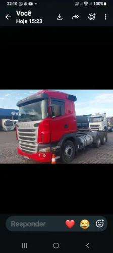 Scania G420 6x2 2010 vermelho