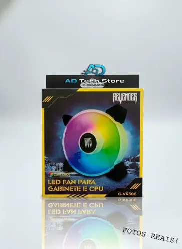 FAN G-VR306 ARGB Revenger 120mm para PC - Kit Em Estoque!