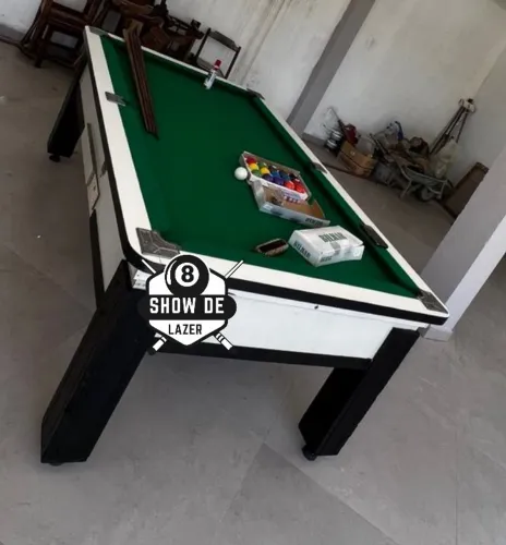 Sinuca De Gaveta Em Fórmica Branca 