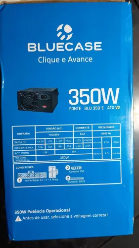 Fonte Bluecase 350w nova