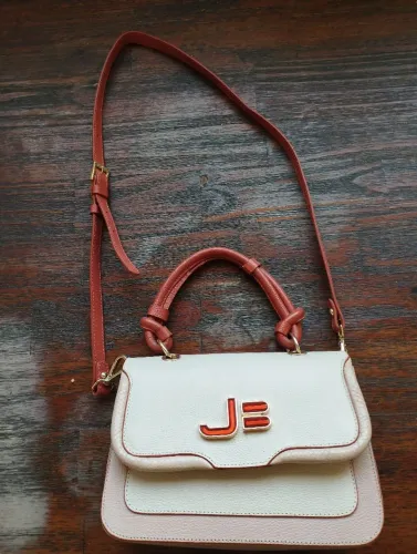 Bolsa Jorge Bischoff ótimo estado com vários compartimentos bolso interno com zíper