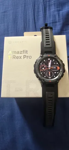 Relógio inteligente amazfit t--Rex pro