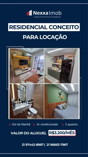 Aluga-se Apartamento no condomínio Conceito