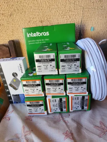 Kit 8 câmeras Full HD Intelbras completo