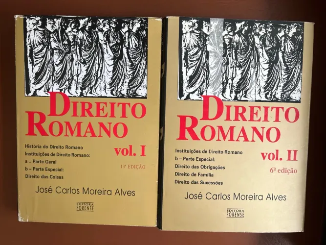 Direito Romano - 2 volumes - José Carlos Moreira Alves 