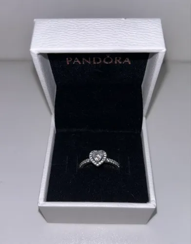 Anel Pandora Original Coração - tamanho 14
