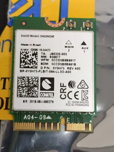 Placa de rede Wi-Fi para notebook 