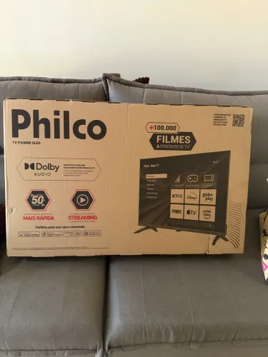 Tv SMART 43 POLEGADAS PHILCO QLED HDR10 (NOVA E LACRADA DE FABRICA)