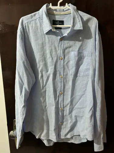 Camisa Marfinno de linho com algodão tamanho M