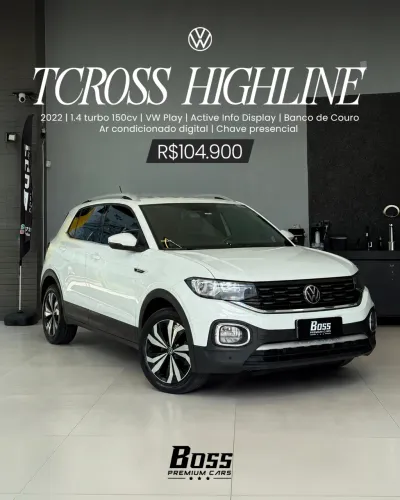 Volkswagen T-Cross Highline 1.4 TSI Flex 16V 5P AUT 2022