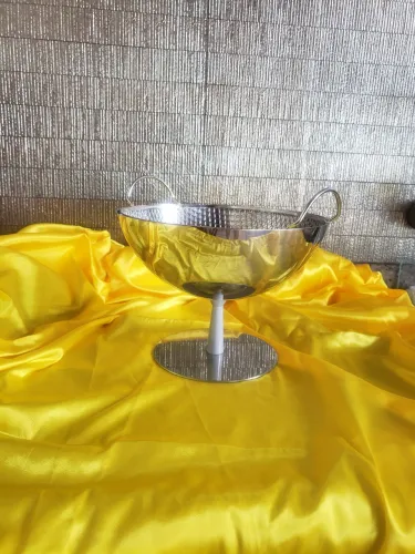 Fruteira em Inox com peneira