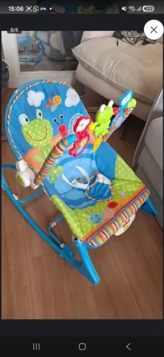 Cadeirinha fisher price bebê cadeira descanso musical
