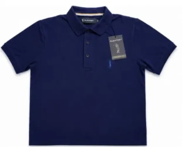Camisa Polo Masculina Aleatory Azul Marinho