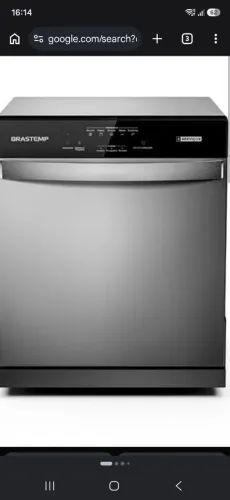 Lava louças Brastemp 8 serviços cinza nova