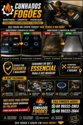 Consertos fogões