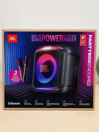 Encore 2 partybox 2 microfone