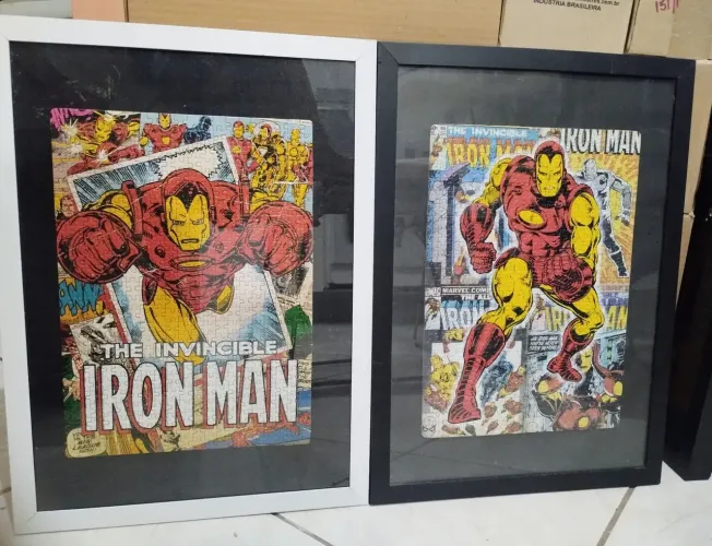 Quadros emoldurados - Homem de Ferro 