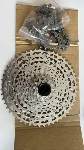Cassete deore 12v e corrente micro spline 