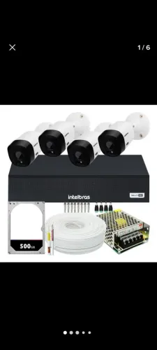 Kit câmeras Intelbras DVR 