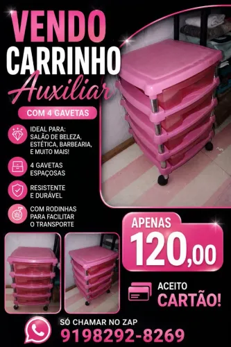 Vendo essas coisas pra salão de beleza !
