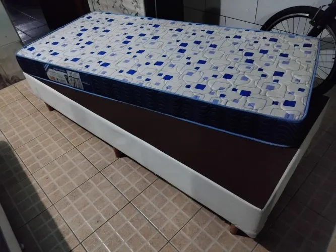 Cama Box solteiro pouco usada 399,00 !