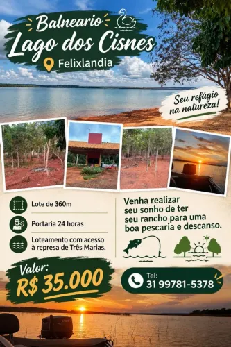 Lote em Felixlandia,MG.