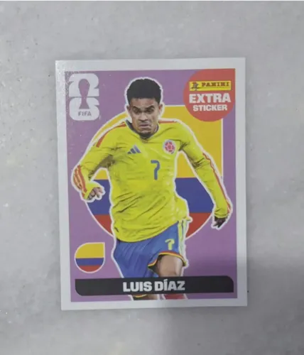Figurinha Legend Luis Díaz Copa do Mundo 2026 Panini Rara